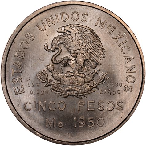 Check spelling or type a new query. Mexico ESTADOS UNIDOS MEXICANOS 5 Pesos KM 466 Prices & Values | NGC
