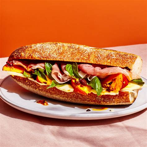 Peach And Prosciutto Sandwich Recipe Bon Appétit