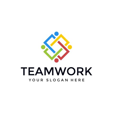 Premium Vector Teamwork Logo Design Template Premium Download