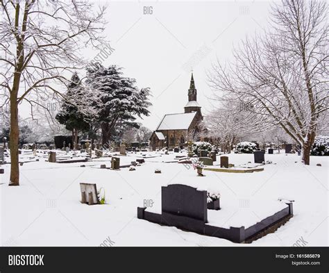 Peaceful Snowy Winter Image And Photo Free Trial Bigstock