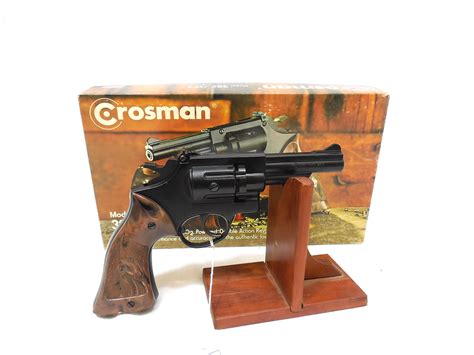 Crosman 38c Combat C02 Revolver In Box Baker Airguns