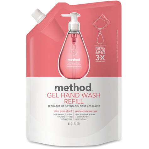 Method Pink Grapefruit Gel Hand Wash Refill