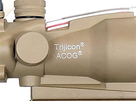 Trijicon Acog Ta31 Ecos G 4x32 Dark Earth 4x Scope With Dot Sight