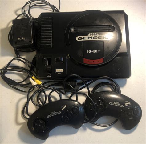 Sega Genesis 1 Black Home Console For Sale Online Ebay