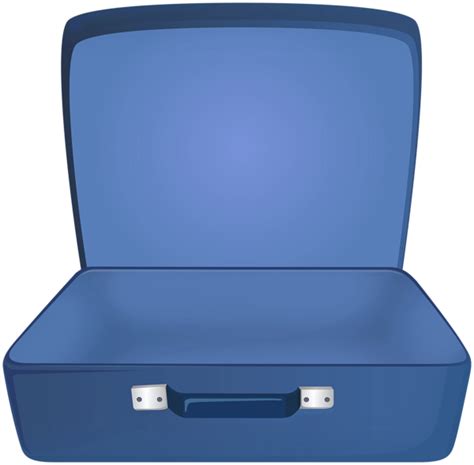 Blue Trolley Suitcase Png Clipart Image Gallery Yopri