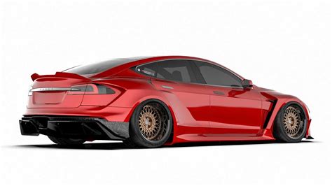 Check Out This Extreme Tesla Model S Widebody Kit