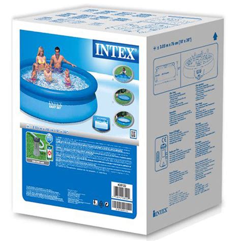 Intex Easy Set Round Inflatable Swimming Pool 305 X 76 Cm Blue