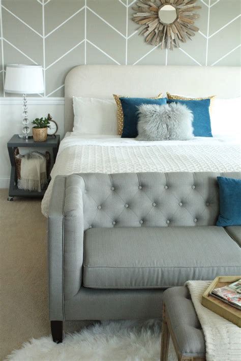 Master Bedroom Sofa + Who's Happy About It | End of bed ...