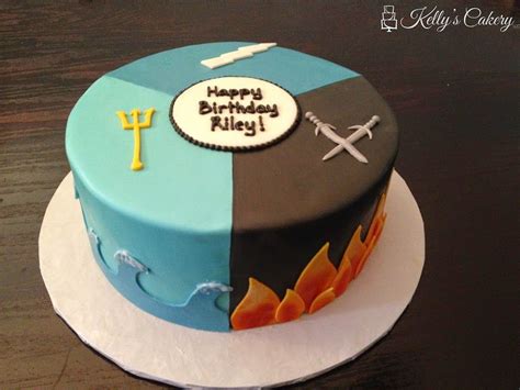 Kellys Cakery Llc Percy Jackson Cake Percy Jackson Birthday Percy