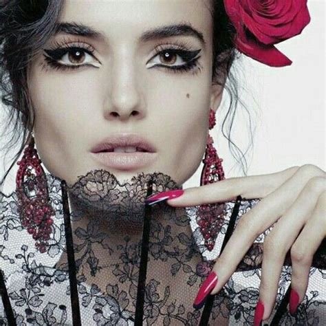 Blanca Padilla For Vogue Spain March 2017 Half Face Mask Cute Face