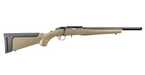 Ruger American Rimfire Compact 22lr Fde Bolt Action Rifle With Threaded