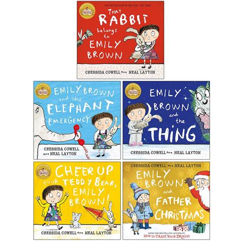 Buy Emily Brown Series 5 Books Collection Set By Cressida Cowell That Rabbit Belongs To Emily