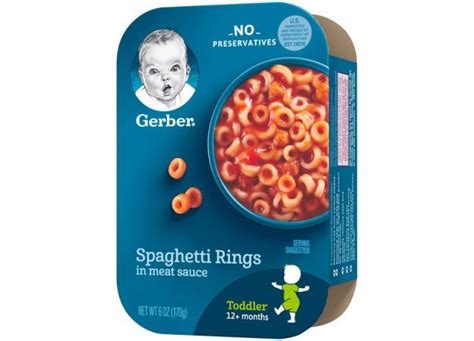 Catalog Baby Baby Food Gerber Lil Meals Spaghetti Rings In