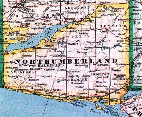 The Changing Shape Of Ontario County Of Northumberland