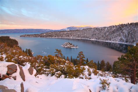 Winter At Lake Tahoe California And Nevada Henry Yang