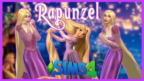 Sims 4 Rapunzel Hair Cc