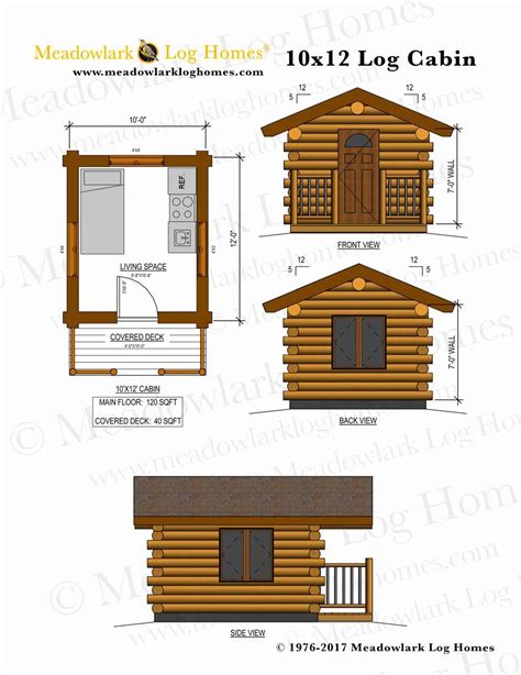 It is not a tiny house on wheels or does it have to do with our tiny house building series/ vlogs or tours but i thought it was awesome and could be a great. 12 X 12 House Plans Inspirational Bluebird 10x12 Log Cabin ...