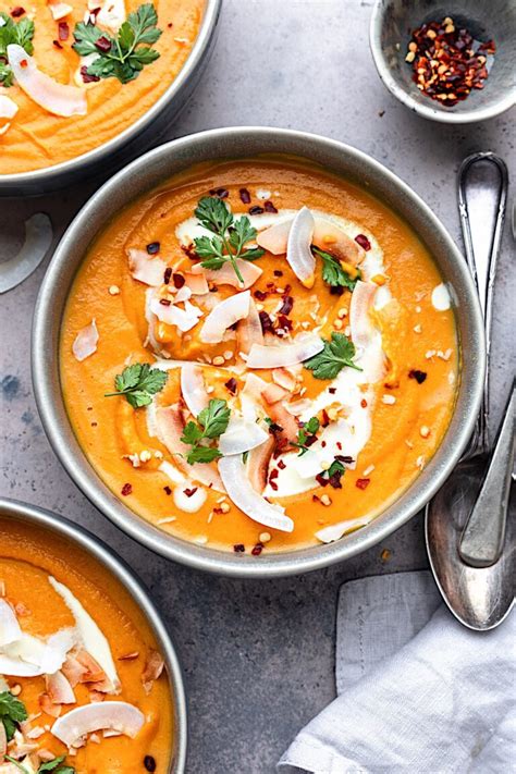 Thai Sweet Potato And Carrot Soup Cupful Of Kale