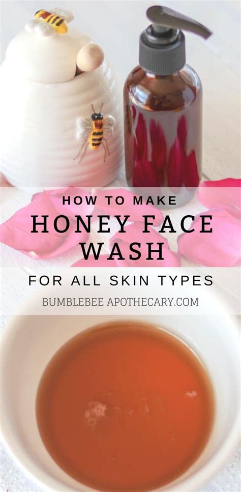 How To Make Honey Face Wash Recipe Face Wash Recipe Honey Face