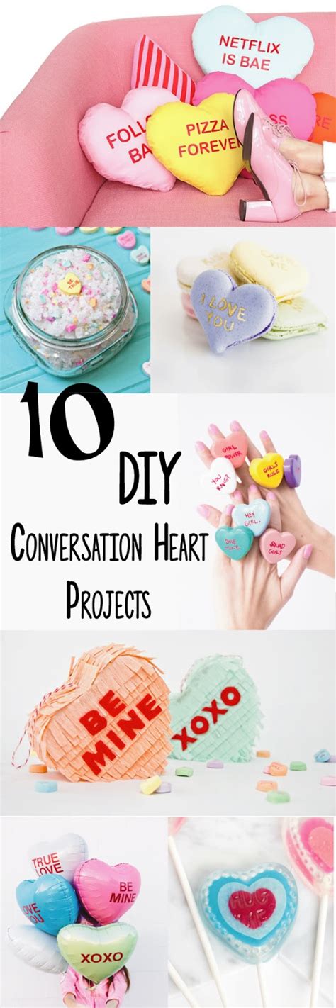 10 Conversation Heart Diys For Valentines Day A Kailo Chic Life