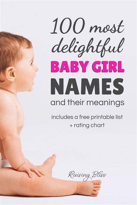 100 Most Delightful Baby Girl Names And Their Meanings
