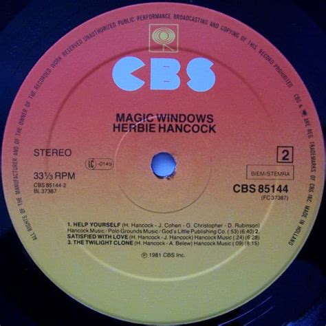 Herbie Hancock Magic Windows Vinyl Pussycat Records