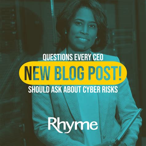 Rhyme Blog Cyber Risk Questions Every Ceo Needs To Ask