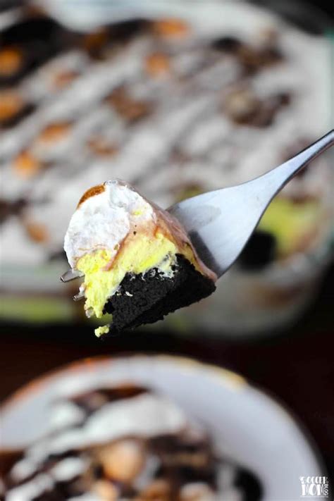 The chocolate lasagna was a big hit! Cadbury Creme Egg Dessert Lasagna - The Soccer Mom Blog