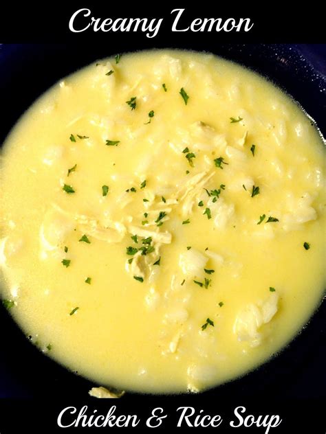This easy chicken rice soup recipe is a healthy soup that's perfect for chilly days! Creamy Lemon Chicken & Rice Soup (Makin' it Mo' Betta ...
