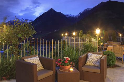 Terrasse Hotel Grafenstein Scena Schenna • Holidaycheck Südtirol Italien
