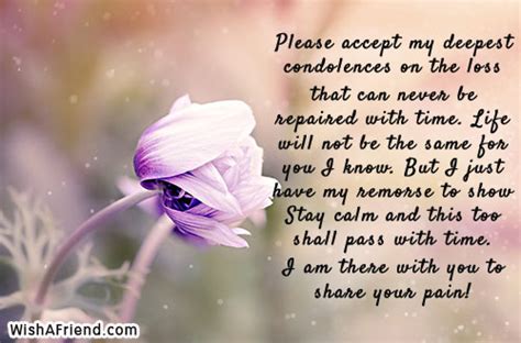 She was a great woman and much admired. Please accept my deepest condolences on, Sympathy Card Message