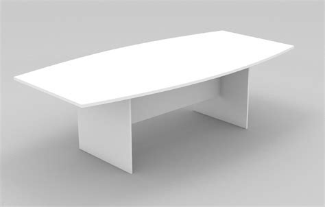 White Boardroom Table With H Base Express All White Office Furniture