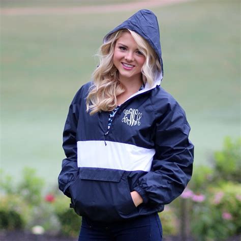 Monogrammed Marley Lilly Rain Jacket Monogram Outfit