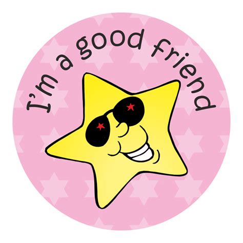 Good Friend Stickers School Stickers For Teachers