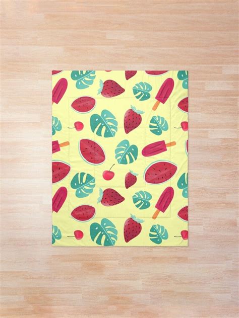 Ice Creams And Watermelons Sweet Pattern Comforter By Cool Shirts