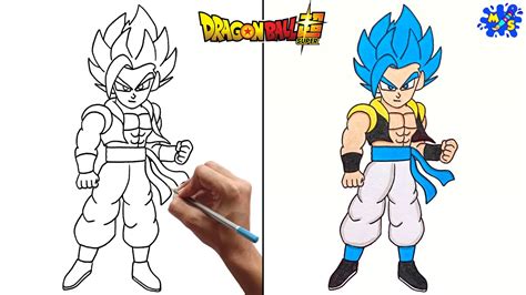 Gogeta Blue Drawing How To Draw Gogeta Super Saiyan Blue Full Body