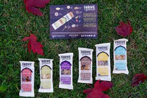 Thrive Bars By Gomacro Review And Giveaway