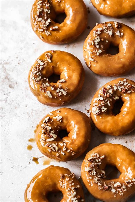 Salted Caramel Glazed Baked Doughnuts — The Humble Pescatarian Baked