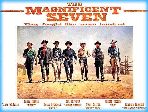 Good guys versus bad guys. The Magnificent Seven (1960) - Movie Review / Film Essay