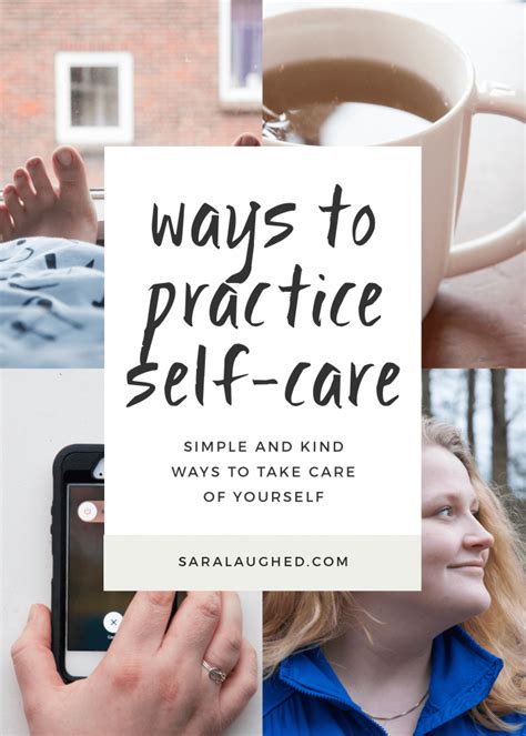 7 Ways To Practice Self Care Sara Laughed
