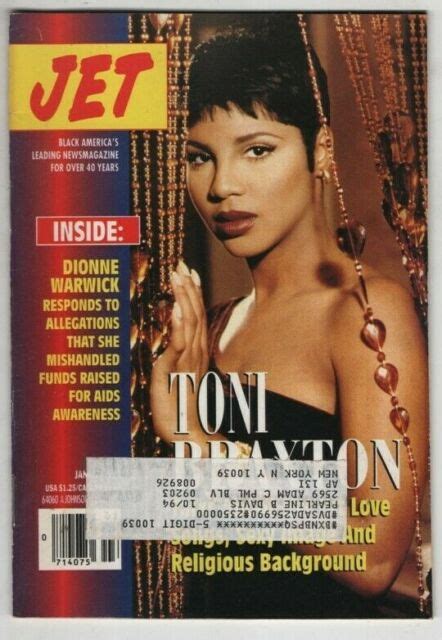 Jet Magazine Toni Braxton Dionne Warwick January 17 1994 062220nonr Ebay