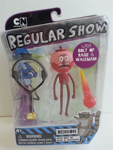 Regular Show Benson With Bolt Of Rage Toys And Games Cartoon