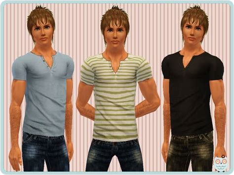 Top For Males By Eva Sims 3 Downloads Cc Caboodle Sims 3 Cc Clothes