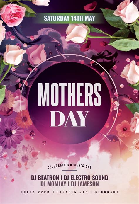 The Best Mother S Day Flyer Templates For Photoshop Stylewish