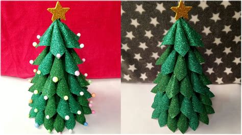 Last Minute Easy And Simple Christmas Tree Making Xmas Tree Making At