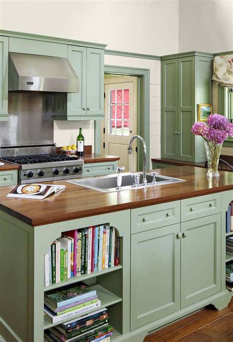 20 Modern Sage Green Kitchen Cabinets