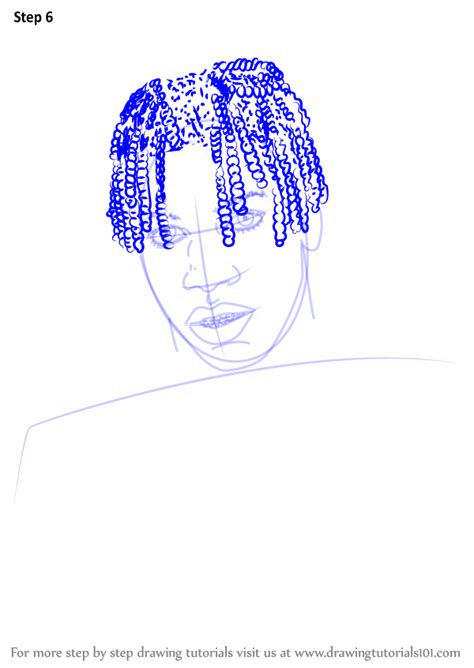 Learn How To Draw Lil Yachty Rappers Step By Step Drawing Tutorials