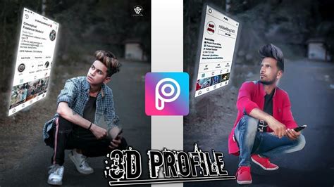 Instagram 3d Profile Picture Editing By Rohit Editing Picsart Editing
