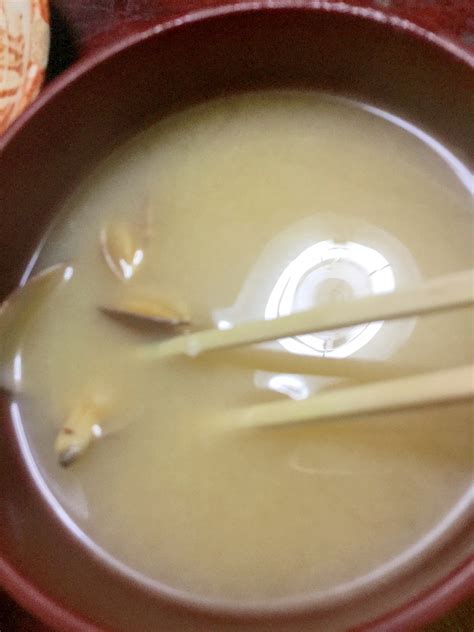 アサリと玉ねぎの味噌汁 レシピ作り方 by とりあえず乾杯楽天レシピ