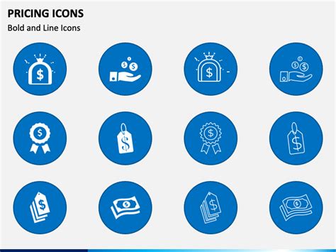 Pricing Icons Powerpoint Template Ppt Slides